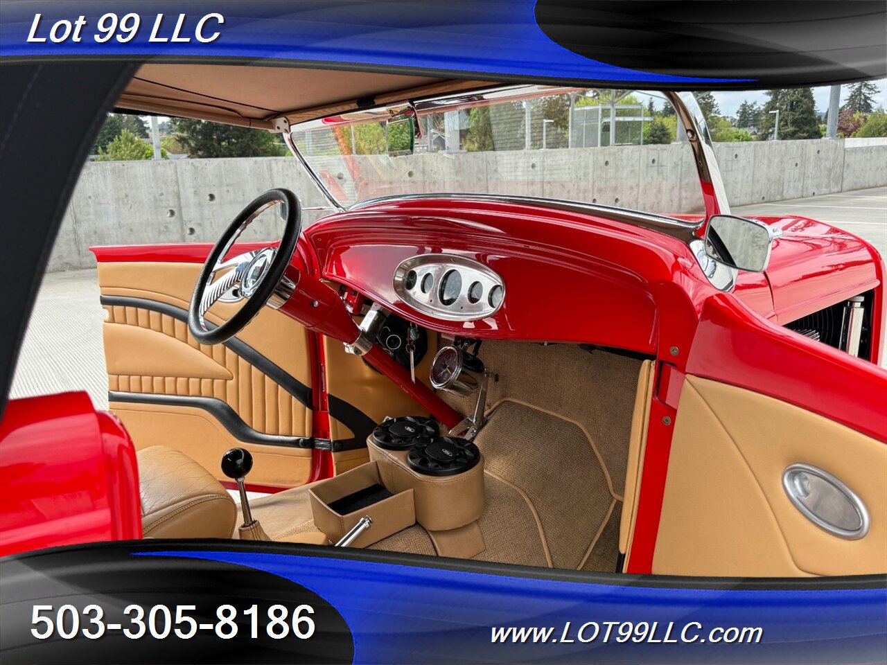 1932 Ford Highboy Roadster BBF 390 V8  5 Speed Manual Vintage Air  Dual Quads - Photo 46 - Milwaukie, OR 97267