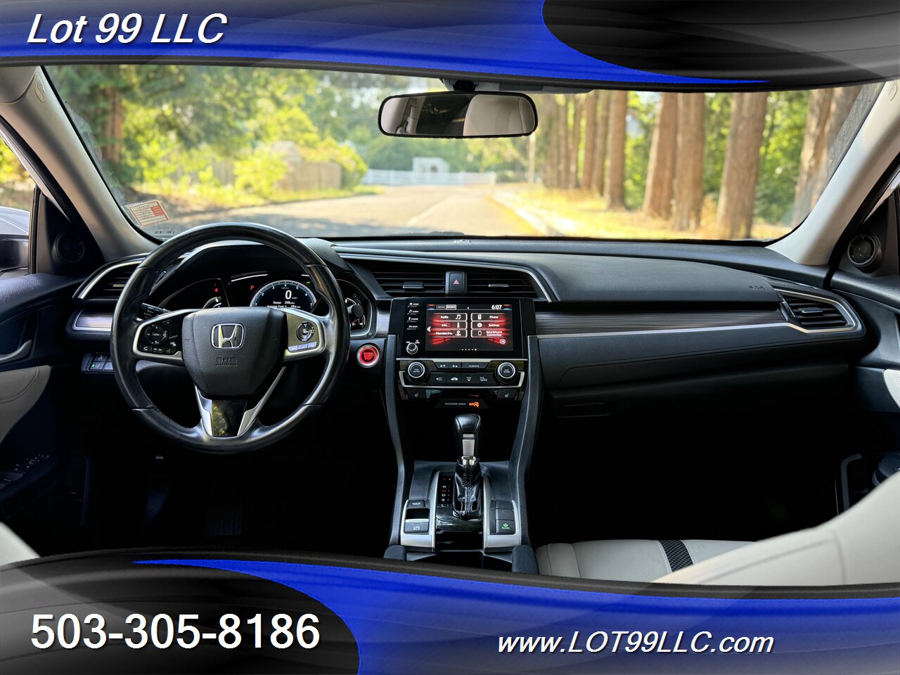 2019 Honda Civic EX 1.5L Turbo 86k 42MPG Htd Seats Roof Lane-Crash - Photo 2 - Milwaukie, OR 97267