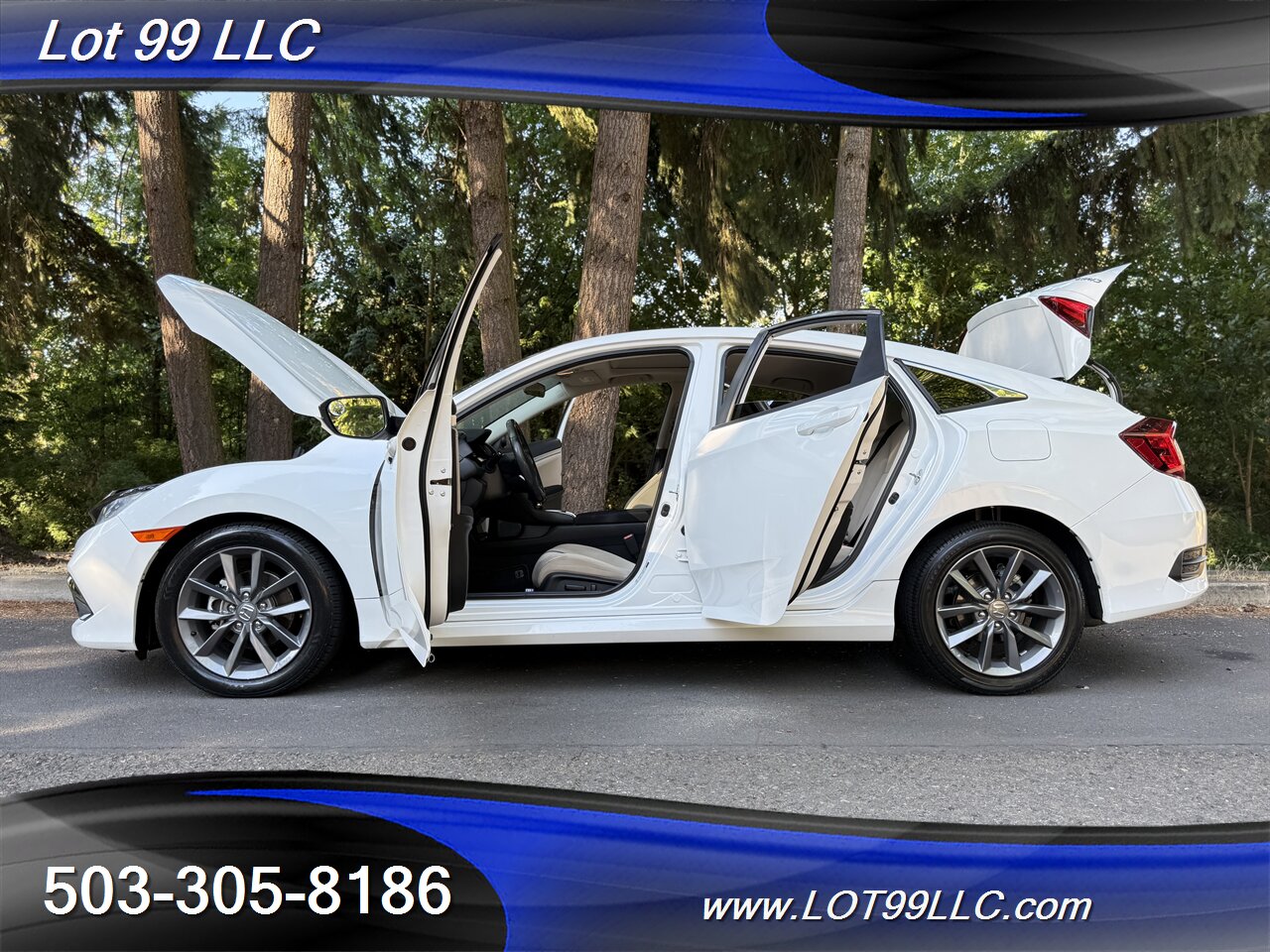 2019 Honda Civic EX 1.5L Turbo 86k 42MPG Htd Seats Roof Lane-Crash - Photo 57 - Milwaukie, OR 97267