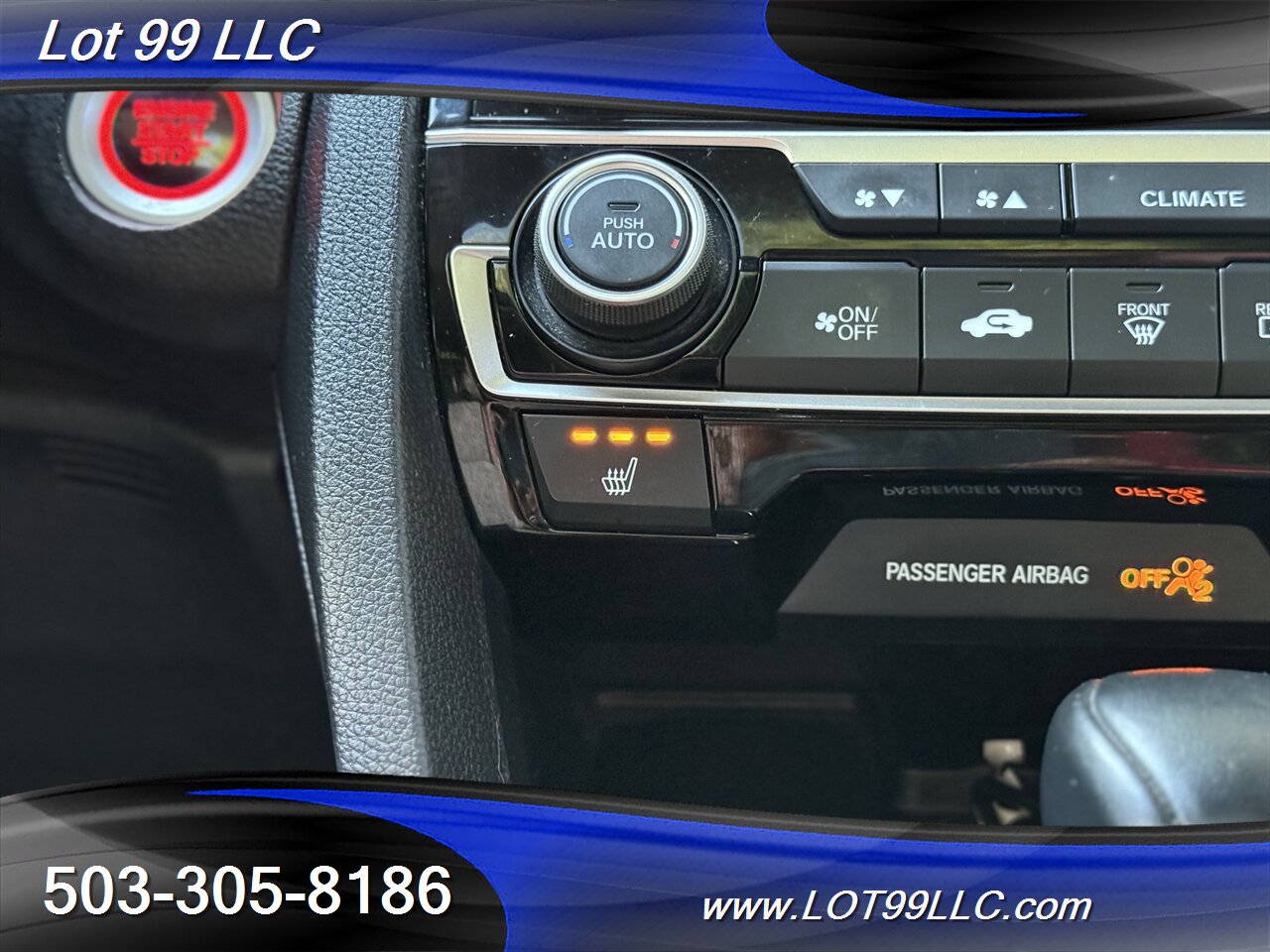 2019 Honda Civic EX 1.5L Turbo 86k 42MPG Htd Seats Roof Lane-Crash - Photo 15 - Milwaukie, OR 97267