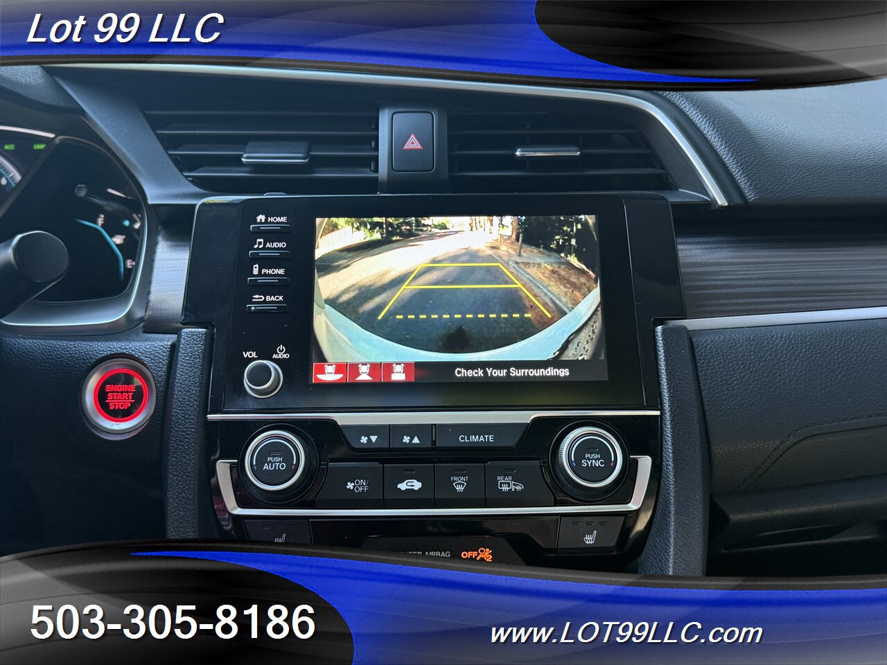 2019 Honda Civic EX 1.5L Turbo 86k 42MPG Htd Seats Roof Lane-Crash - Photo 14 - Milwaukie, OR 97267