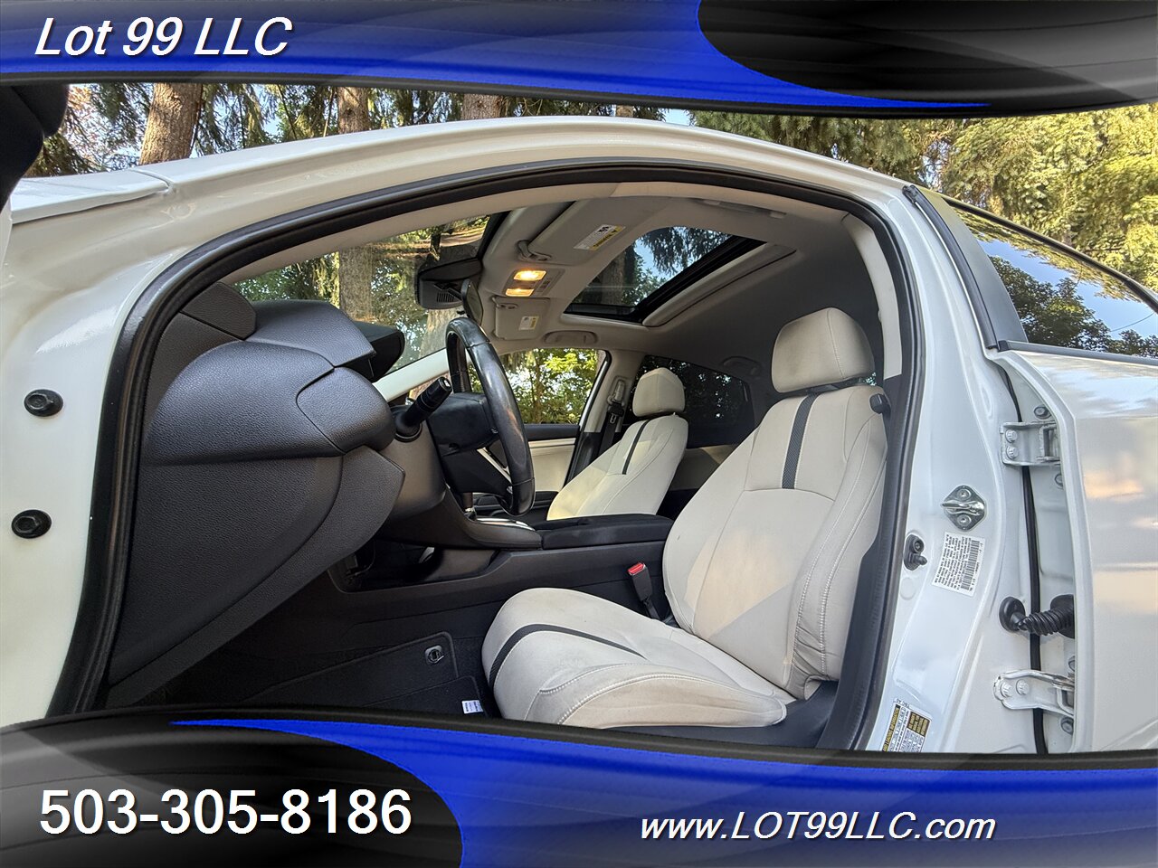 2019 Honda Civic EX 1.5L Turbo 86k 42MPG Htd Seats Roof Lane-Crash - Photo 3 - Milwaukie, OR 97267
