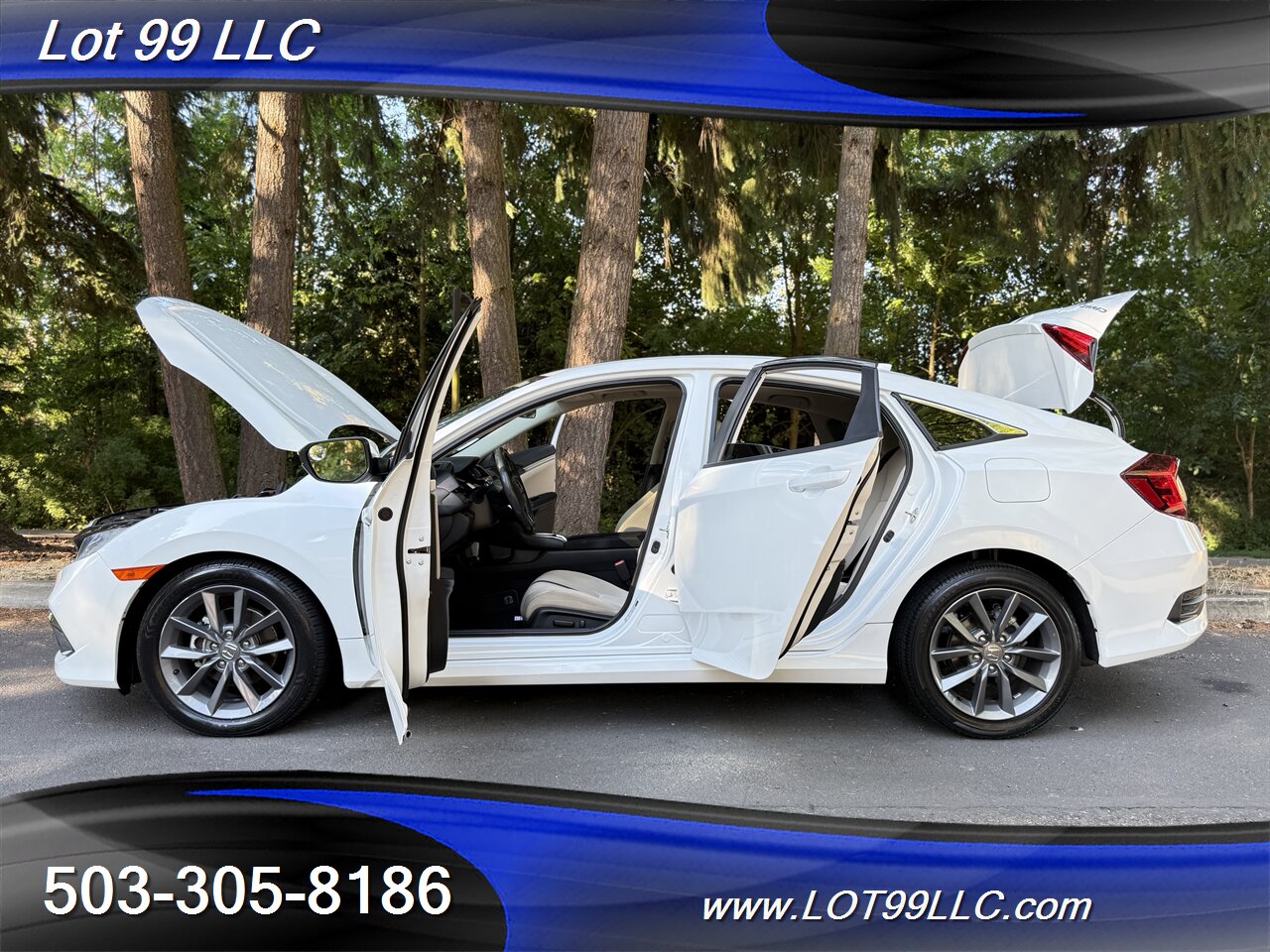 2019 Honda Civic EX 1.5L Turbo 86k 42MPG Htd Seats Roof Lane-Crash - Photo 56 - Milwaukie, OR 97267
