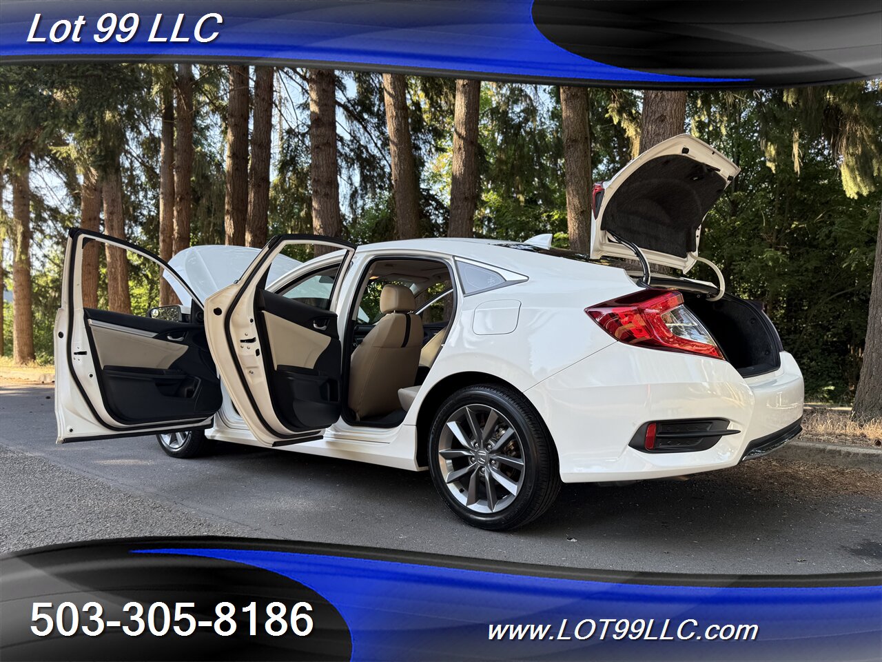 2019 Honda Civic EX 1.5L Turbo 86k 42MPG Htd Seats Roof Lane-Crash - Photo 75 - Milwaukie, OR 97267