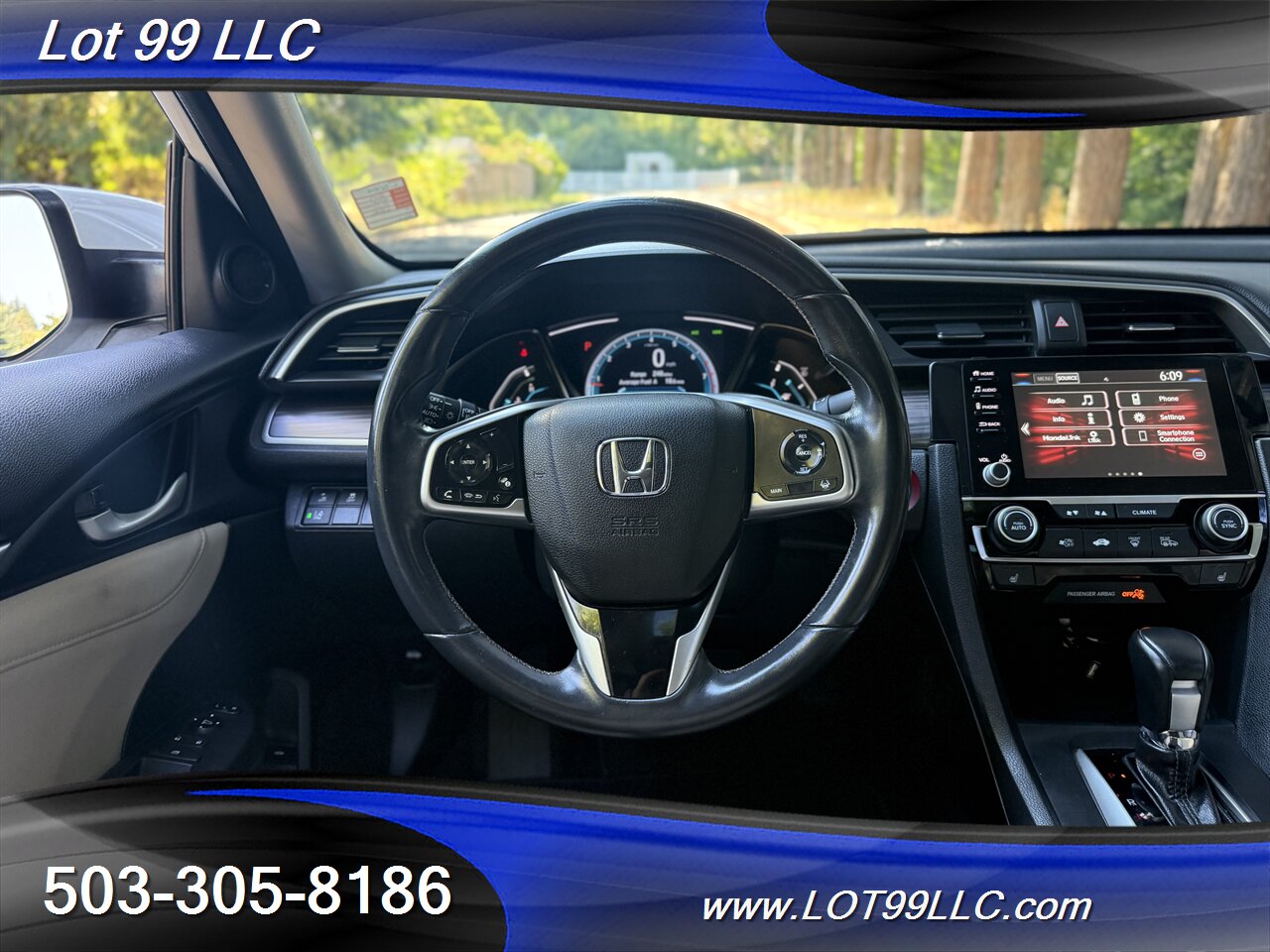 2019 Honda Civic EX 1.5L Turbo 86k 42MPG Htd Seats Roof Lane-Crash - Photo 13 - Milwaukie, OR 97267