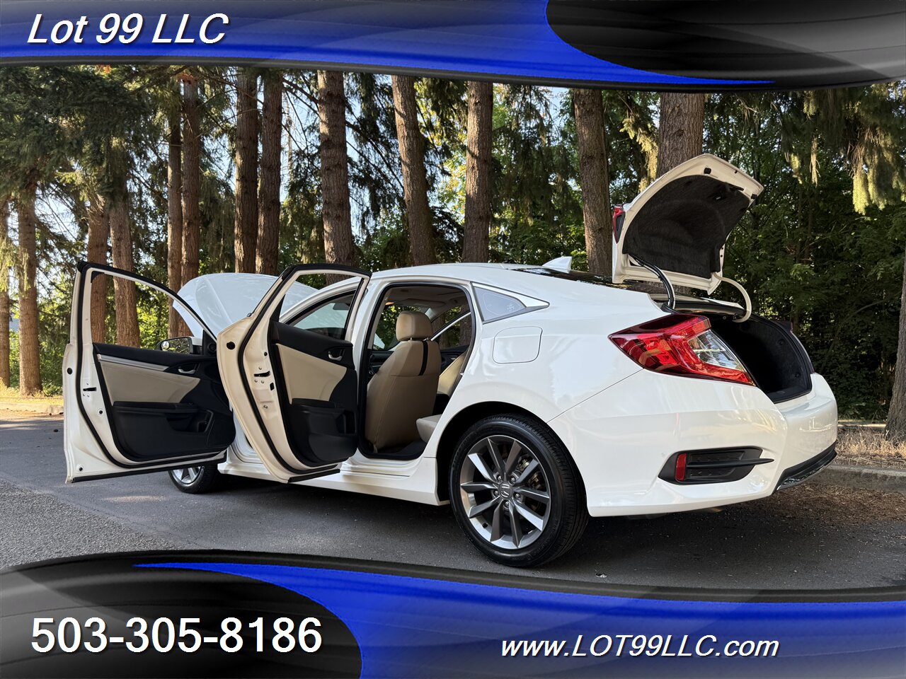 2019 Honda Civic EX 1.5L Turbo 86k 42MPG Htd Seats Roof Lane-Crash - Photo 74 - Milwaukie, OR 97267