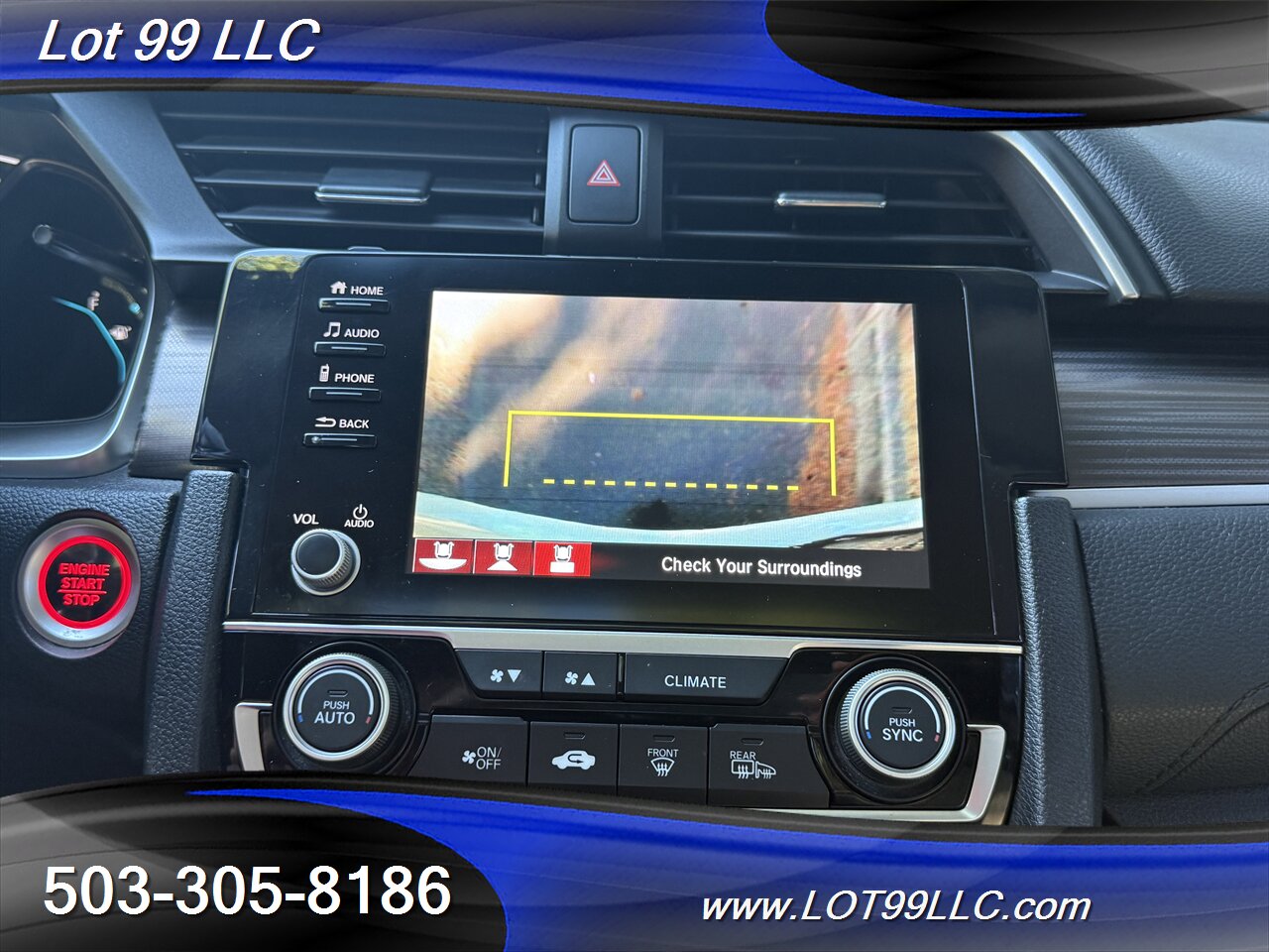 2019 Honda Civic EX 1.5L Turbo 86k 42MPG Htd Seats Roof Lane-Crash - Photo 38 - Milwaukie, OR 97267
