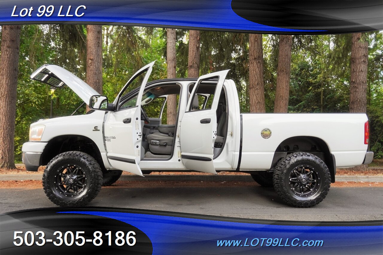 2006 Dodge Ram 2500 SLT 4x4 5.9L Cummins Crew Cab Automatic Short Bed LIFTED Black Wheels Newer TIRES - Photo 26 - Milwaukie, OR 97267