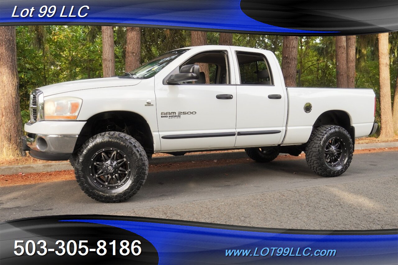 2006 Dodge Ram 2500 SLT 4x4 5.9L Cummins Crew Cab Automatic Short Bed LIFTED Black Wheels Newer TIRES - Photo 5 - Milwaukie, OR 97267