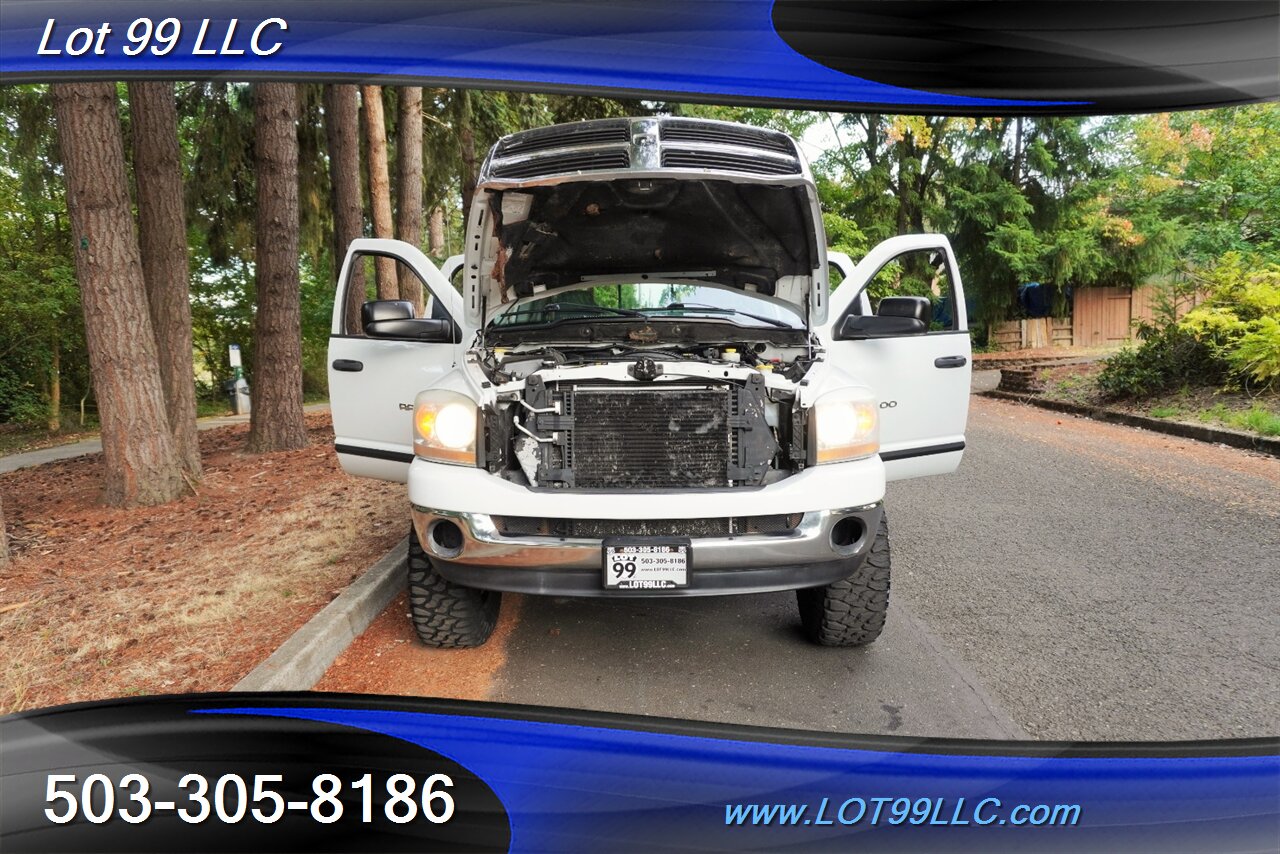 2006 Dodge Ram 2500 SLT 4x4 5.9L Cummins Crew Cab Automatic Short Bed LIFTED Black Wheels Newer TIRES - Photo 27 - Milwaukie, OR 97267