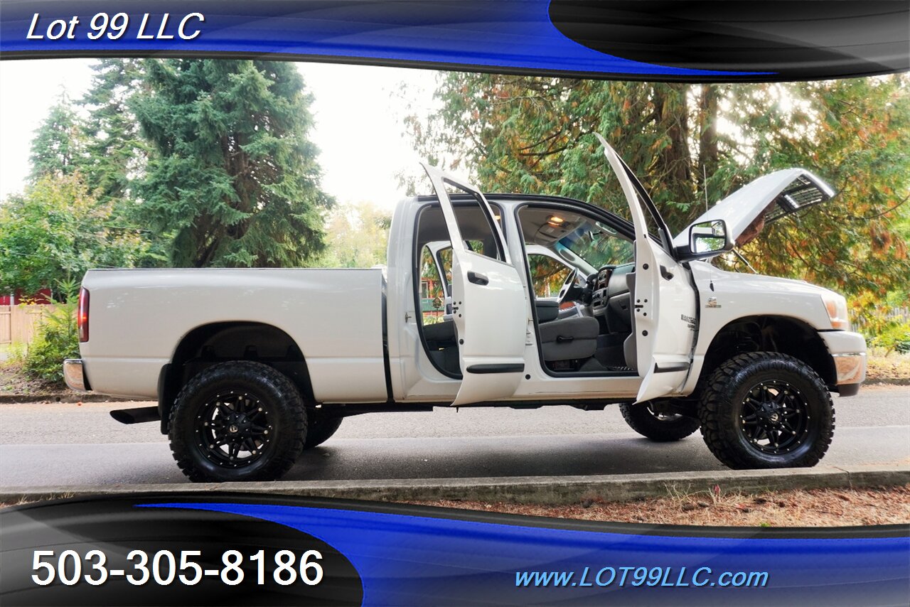 2006 Dodge Ram 2500 SLT 4x4 5.9L Cummins Crew Cab Automatic Short Bed LIFTED Black Wheels Newer TIRES - Photo 28 - Milwaukie, OR 97267