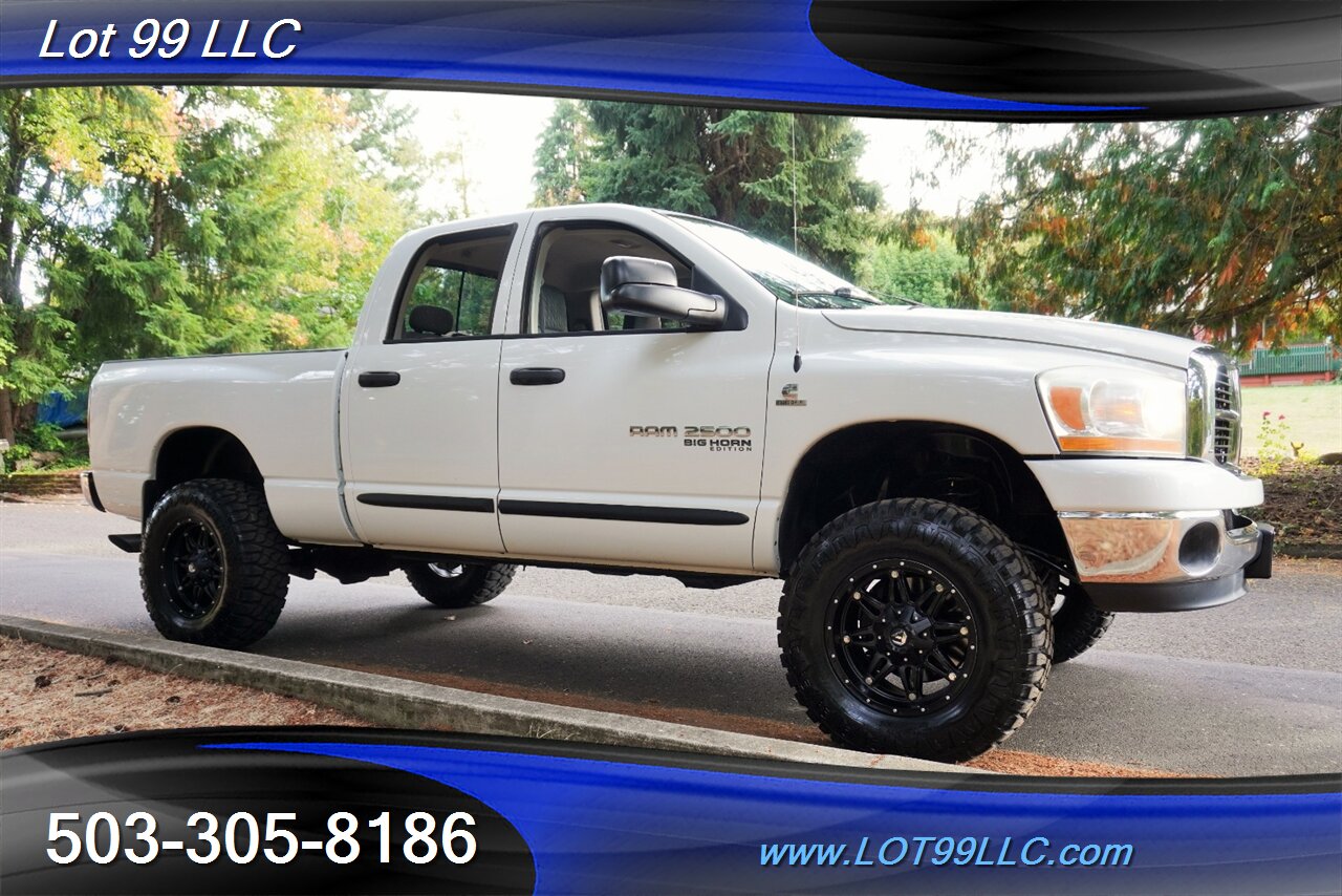 2006 Dodge Ram 2500 SLT 4x4 5.9L Cummins Crew Cab Automatic Short Bed LIFTED Black Wheels Newer TIRES - Photo 7 - Milwaukie, OR 97267