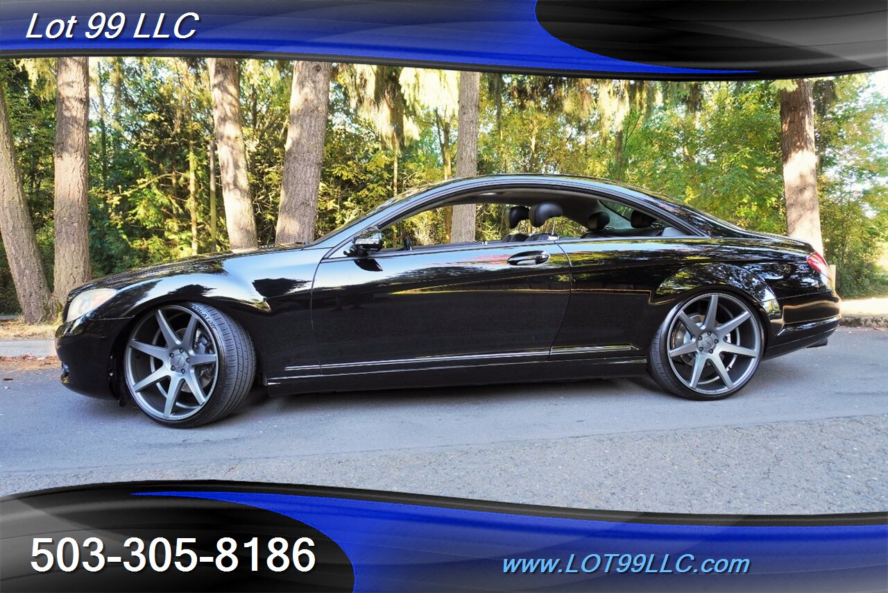 2008 Mercedes-Benz CL 600 Coupe V12 5.5L TWIN TURBO 510HP Heated AC Leather Seats Moon Roof TWO TONE Black 22 WHHELS NEW TIRES - Photo 6 - Milwaukie, OR 97267