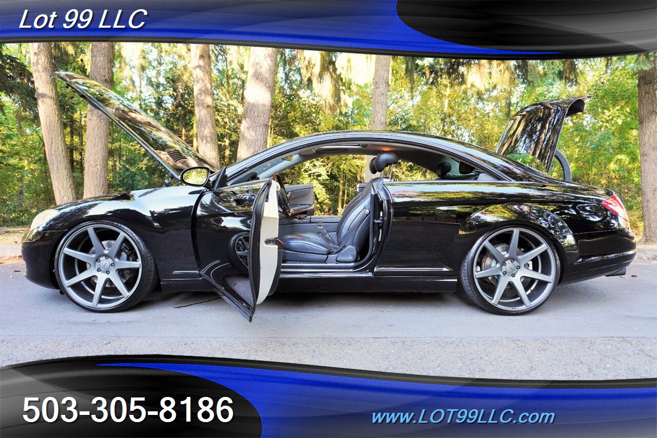 2008 Mercedes-Benz CL 600 Coupe V12 5.5L TWIN TURBO 510HP Heated AC Leather Seats Moon Roof TWO TONE Black 22 WHHELS NEW TIRES - Photo 27 - Milwaukie, OR 97267