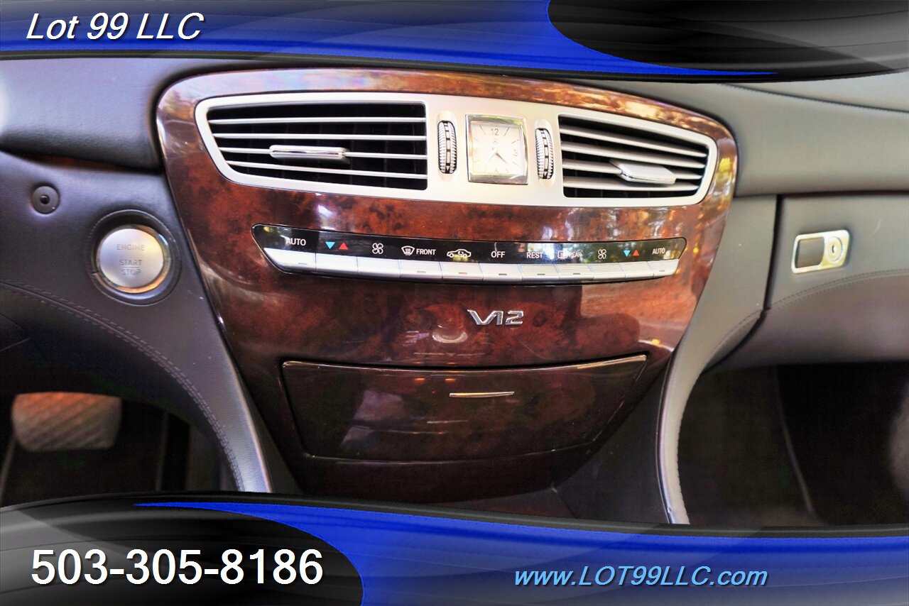 2008 Mercedes-Benz CL 600 Coupe V12 5.5L TWIN TURBO 510HP Heated AC Leather Seats Moon Roof TWO TONE Black 22 WHHELS NEW TIRES - Photo 23 - Milwaukie, OR 97267