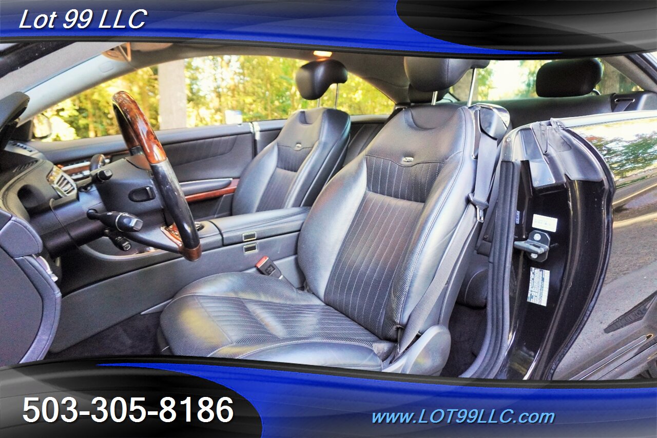 2008 Mercedes-Benz CL 600 Coupe V12 5.5L TWIN TURBO 510HP Heated AC Leather Seats Moon Roof TWO TONE Black 22 WHHELS NEW TIRES - Photo 13 - Milwaukie, OR 97267