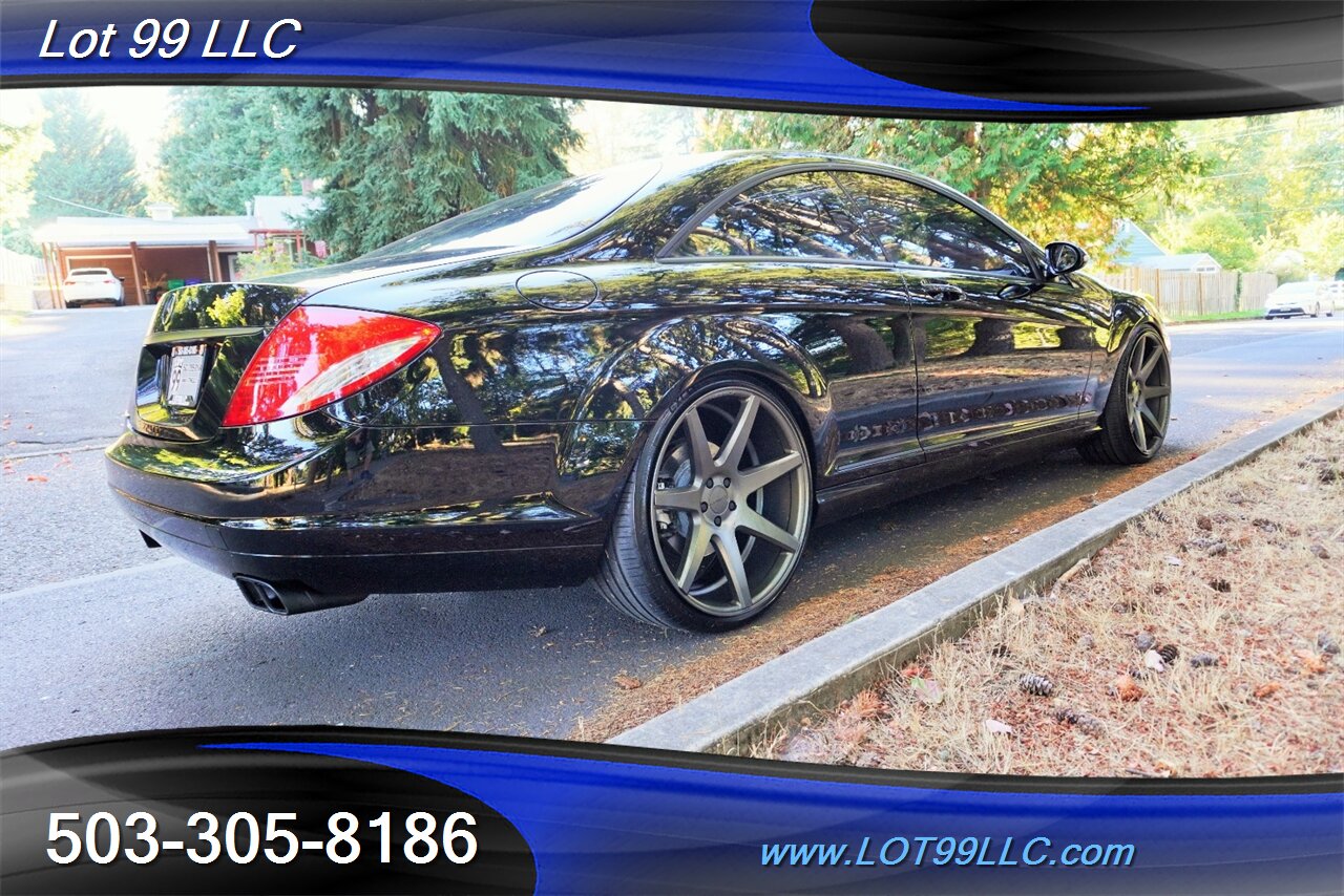 2008 Mercedes-Benz CL 600 Coupe V12 5.5L TWIN TURBO 510HP Heated AC Leather Seats Moon Roof TWO TONE Black 22 WHHELS NEW TIRES - Photo 9 - Milwaukie, OR 97267