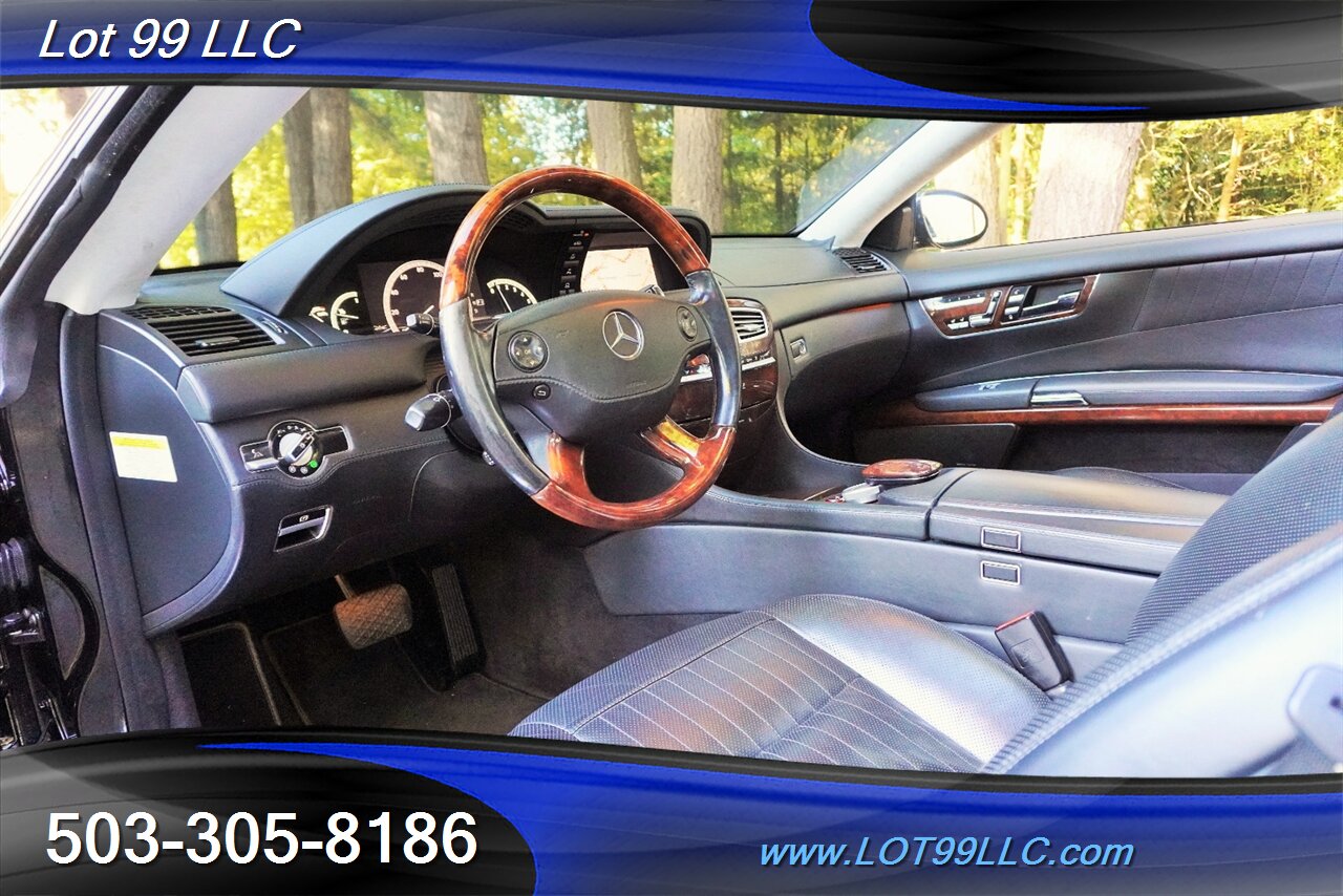 2008 Mercedes-Benz CL 600 Coupe V12 5.5L TWIN TURBO 510HP Heated AC Leather Seats Moon Roof TWO TONE Black 22 WHHELS NEW TIRES - Photo 12 - Milwaukie, OR 97267