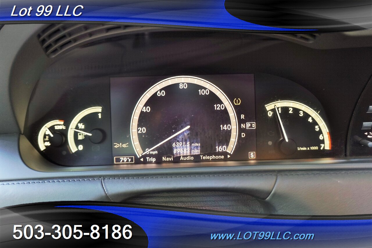 2008 Mercedes-Benz CL 600 Coupe V12 5.5L TWIN TURBO 510HP Heated AC Leather Seats Moon Roof TWO TONE Black 22 WHHELS NEW TIRES - Photo 21 - Milwaukie, OR 97267