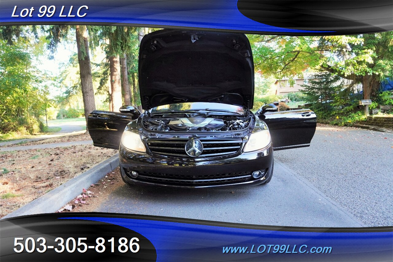 2008 Mercedes-Benz CL 600 Coupe V12 5.5L TWIN TURBO 510HP Heated AC Leather Seats Moon Roof TWO TONE Black 22 WHHELS NEW TIRES - Photo 28 - Milwaukie, OR 97267