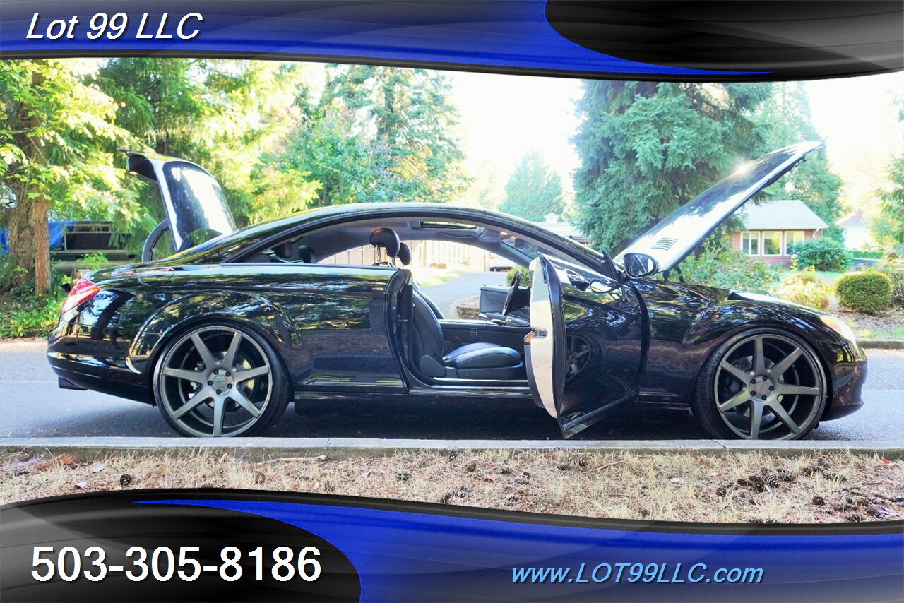 2008 Mercedes-Benz CL 600 Coupe V12 5.5L TWIN TURBO 510HP Heated AC Leather Seats Moon Roof TWO TONE Black 22 WHHELS NEW TIRES - Photo 29 - Milwaukie, OR 97267