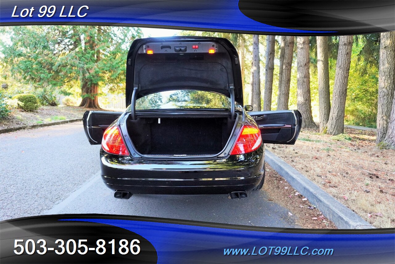 2008 Mercedes-Benz CL 600 Coupe V12 5.5L TWIN TURBO 510HP Heated AC Leather Seats Moon Roof TWO TONE Black 22 WHHELS NEW TIRES - Photo 30 - Milwaukie, OR 97267