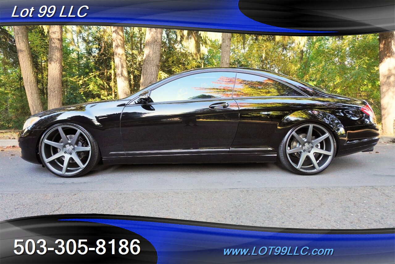 2008 Mercedes-Benz CL 600 Coupe V12 5.5L TWIN TURBO 510HP Heated AC Leather Seats Moon Roof TWO TONE Black 22 WHHELS NEW TIRES - Photo 1 - Milwaukie, OR 97267