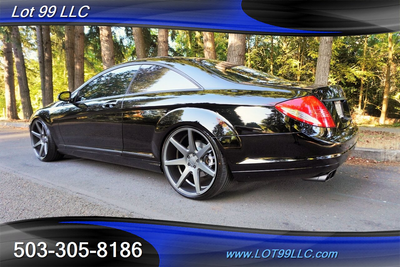 2008 Mercedes-Benz CL 600 Coupe V12 5.5L TWIN TURBO 510HP Heated AC Leather Seats Moon Roof TWO TONE Black 22 WHHELS NEW TIRES - Photo 11 - Milwaukie, OR 97267