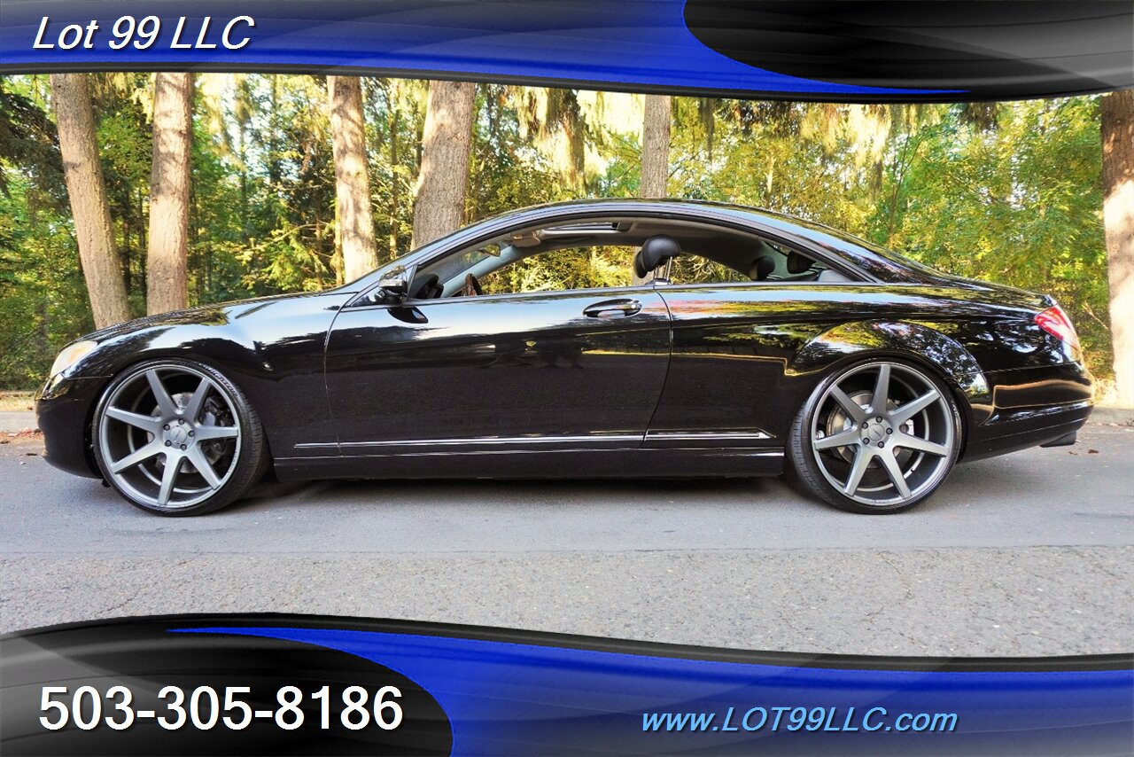 2008 Mercedes-Benz CL 600 Coupe V12 5.5L TWIN TURBO 510HP Heated AC Leather Seats Moon Roof TWO TONE Black 22 WHHELS NEW TIRES - Photo 5 - Milwaukie, OR 97267