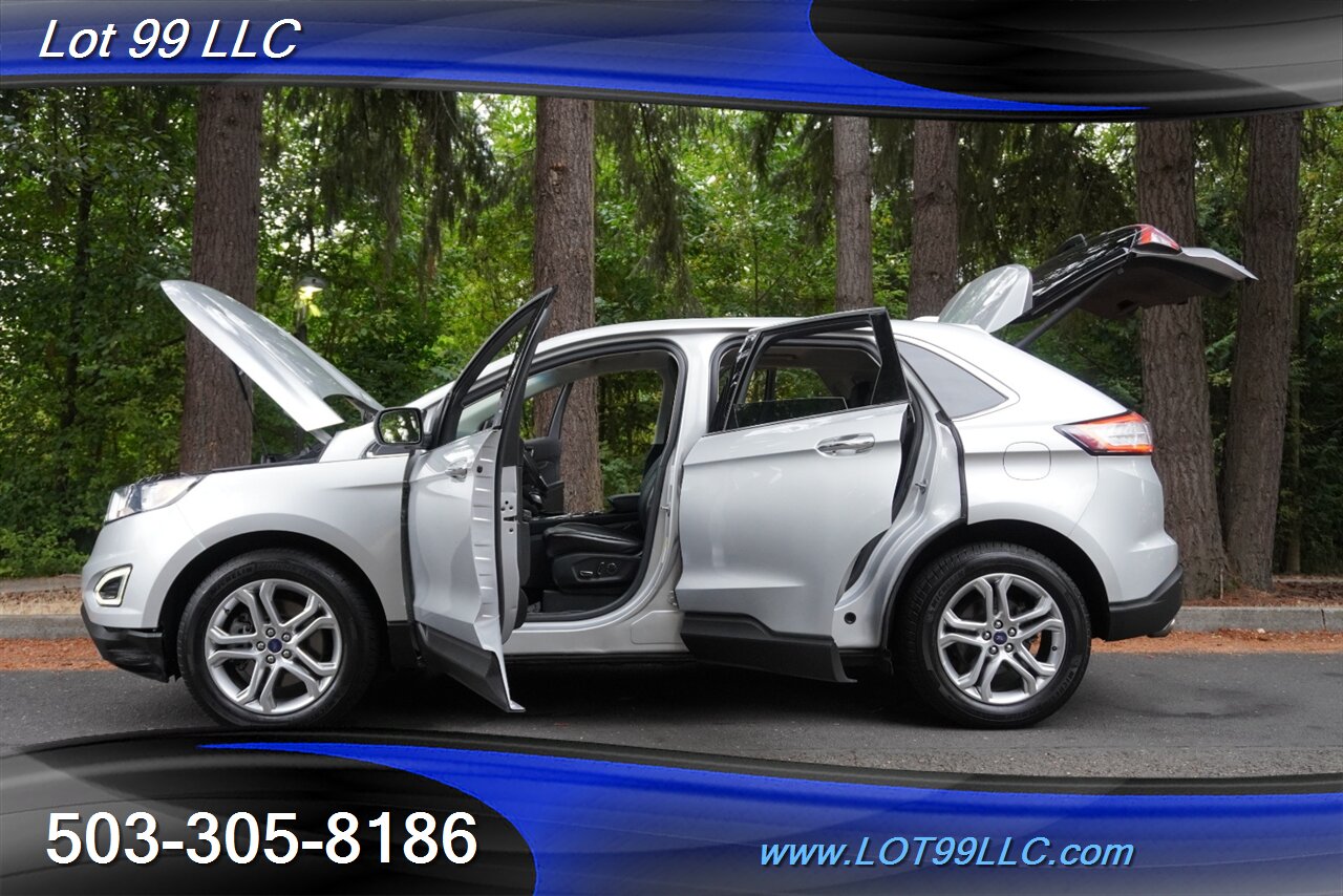 2017 Ford Edge Titanium AWD Suv 78K GPS Heated Leather Seats Premium Wheels Newer Tires 2 OWNERS 27 MPG - Photo 27 - Milwaukie, OR 97267