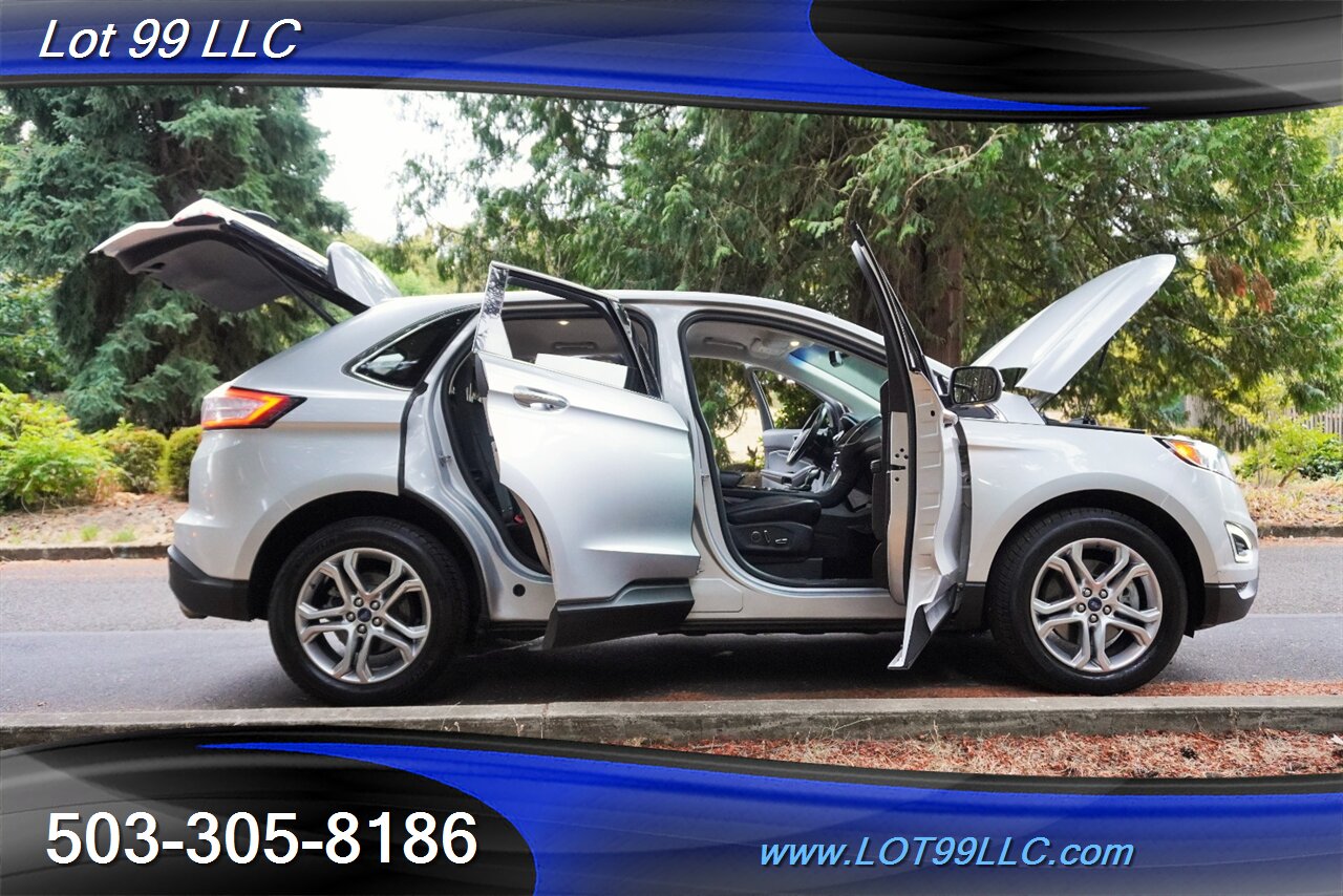 2017 Ford Edge Titanium AWD Suv 78K GPS Heated Leather Seats Premium Wheels Newer Tires 2 OWNERS 27 MPG - Photo 29 - Milwaukie, OR 97267