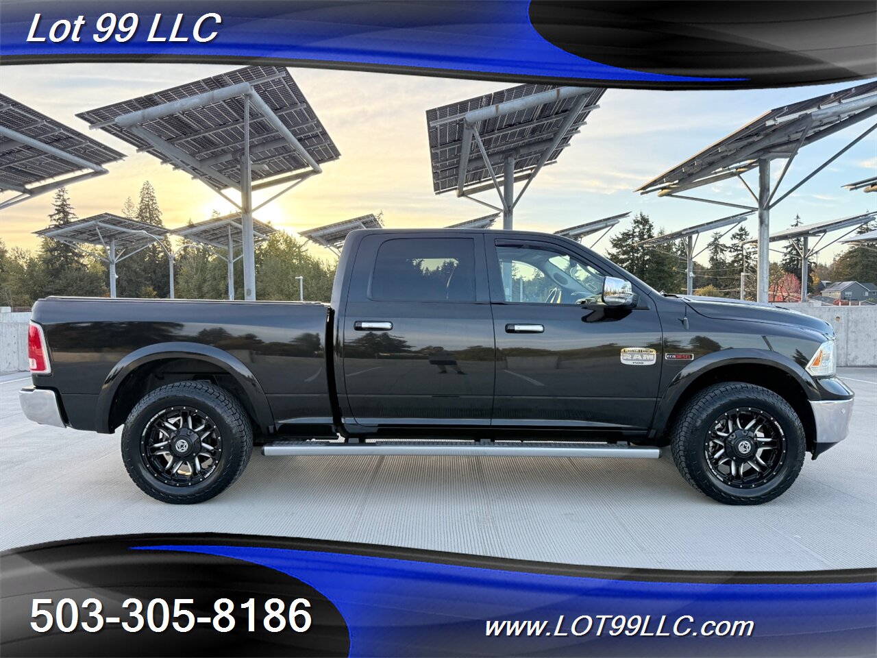 2016 RAM 1500 CrewCab Laramie Longhorn 4x4 1-Owner 97k NEW TIRES EcoDiesel 3.0L Biodiesel Turbo V6 240hp 420ft. lbs - Photo 5 - Milwaukie, OR 97267