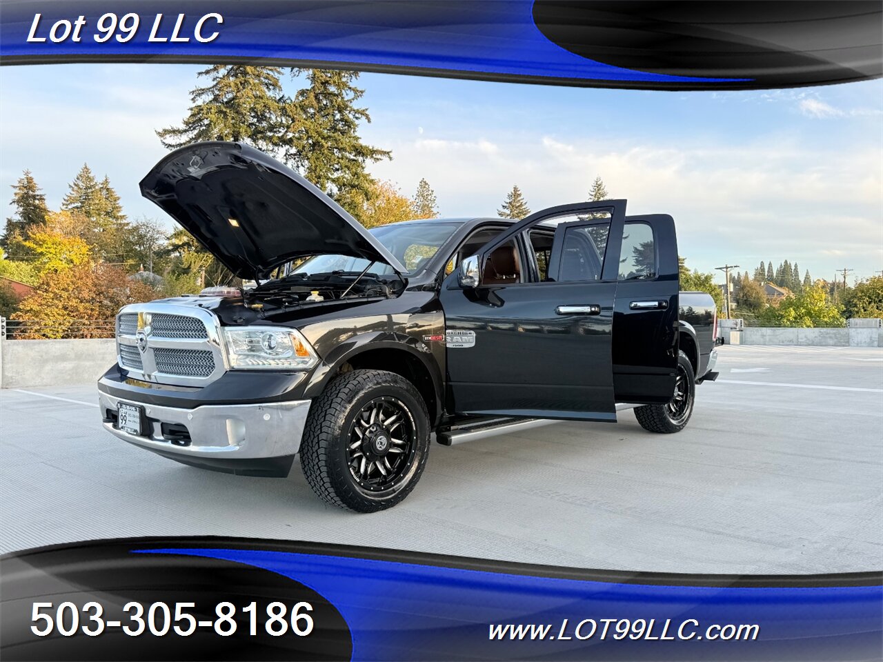 2016 RAM 1500 CrewCab Laramie Longhorn 4x4 1-Owner 97k NEW TIRES EcoDiesel 3.0L Biodiesel Turbo V6 240hp 420ft. lbs - Photo 27 - Milwaukie, OR 97267