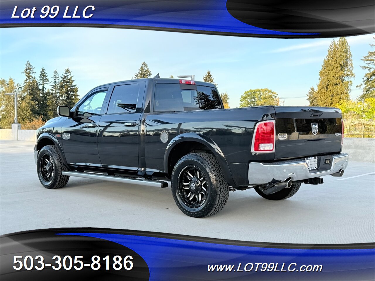 2016 RAM 1500 CrewCab Laramie Longhorn 4x4 1-Owner 97k NEW TIRES EcoDiesel 3.0L Biodiesel Turbo V6 240hp 420ft. lbs - Photo 8 - Milwaukie, OR 97267