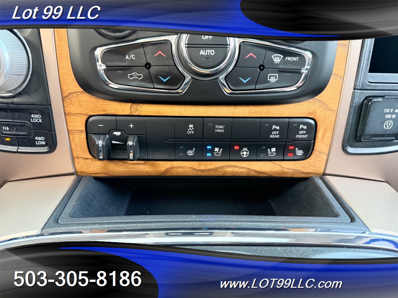 2016 RAM 1500 CrewCab Laramie Longhorn 4x4 1-Owner 97k NEW TIRES EcoDiesel 3.0L Biodiesel Turbo V6 240hp 420ft. lbs - Photo 17 - Milwaukie, OR 97267