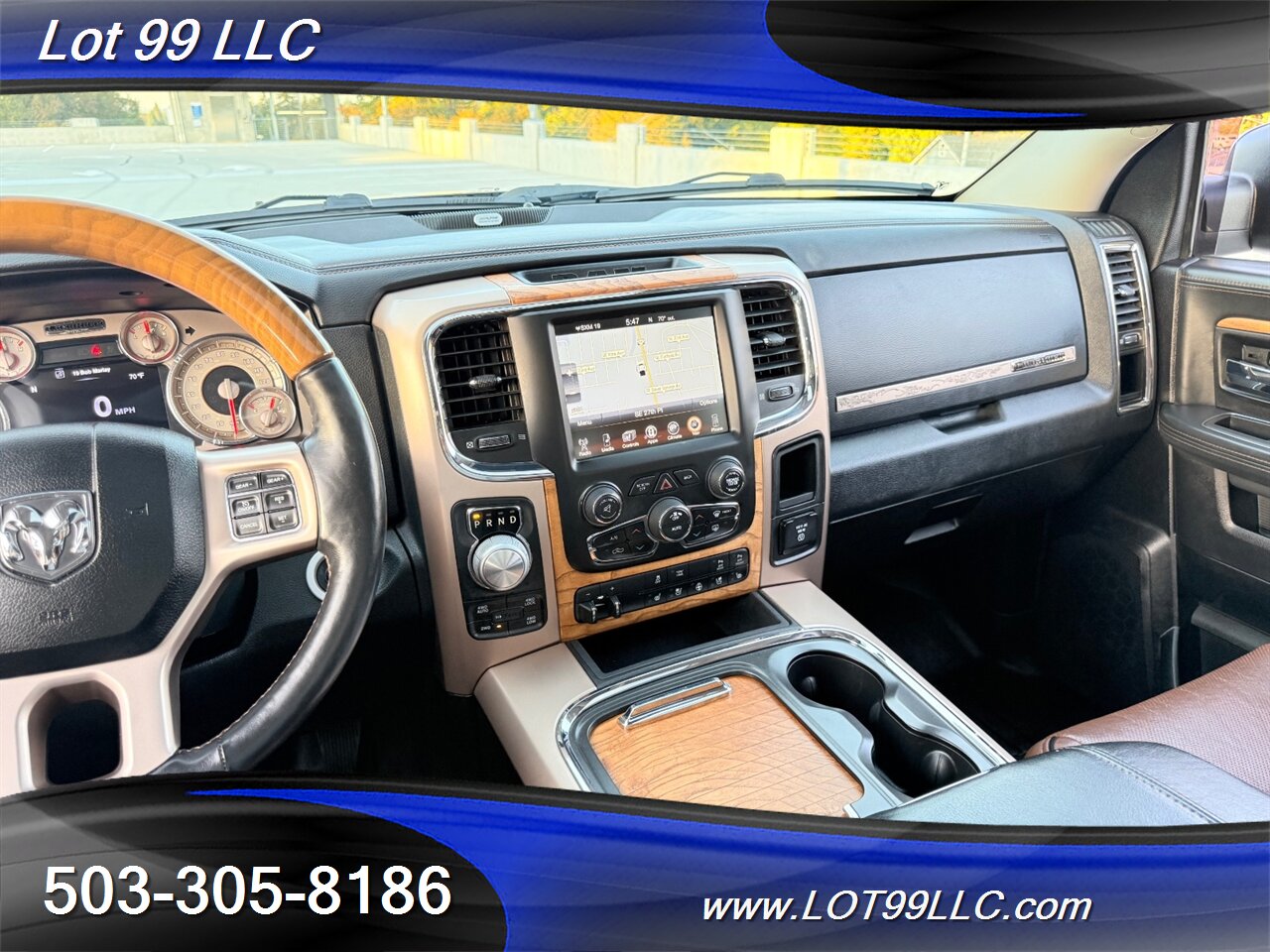 2016 RAM 1500 CrewCab Laramie Longhorn 4x4 1-Owner 97k NEW TIRES EcoDiesel 3.0L Biodiesel Turbo V6 240hp 420ft. lbs - Photo 43 - Milwaukie, OR 97267