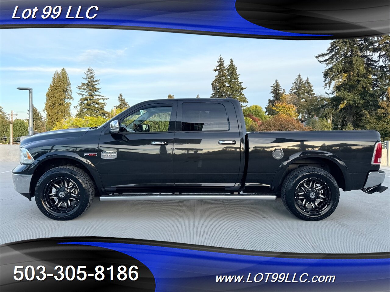 2016 RAM 1500 CrewCab Laramie Longhorn 4x4 1-Owner 97k NEW TIRES EcoDiesel 3.0L Biodiesel Turbo V6 240hp 420ft. lbs - Photo 1 - Milwaukie, OR 97267
