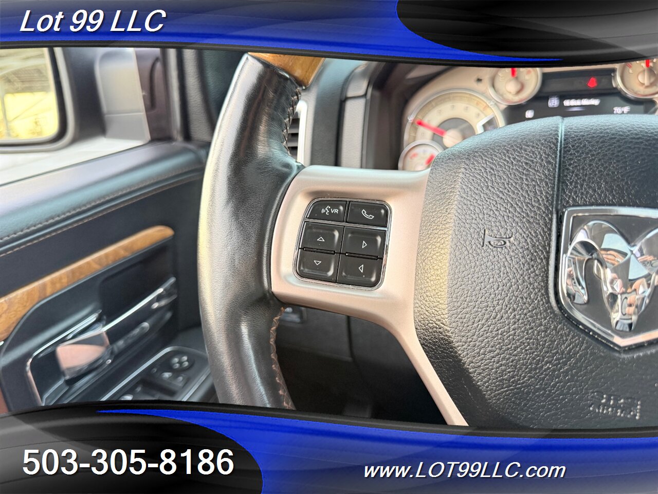 2016 RAM 1500 CrewCab Laramie Longhorn 4x4 1-Owner 97k NEW TIRES EcoDiesel 3.0L Biodiesel Turbo V6 240hp 420ft. lbs - Photo 40 - Milwaukie, OR 97267