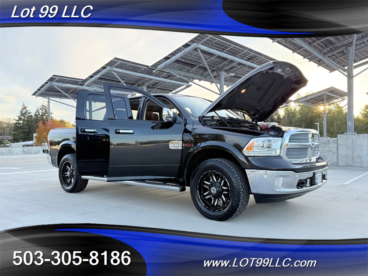 2016 RAM 1500 CrewCab Laramie Longhorn 4x4 1-Owner 97k NEW TIRES EcoDiesel 3.0L Biodiesel Turbo V6 240hp 420ft. lbs - Photo 29 - Milwaukie, OR 97267