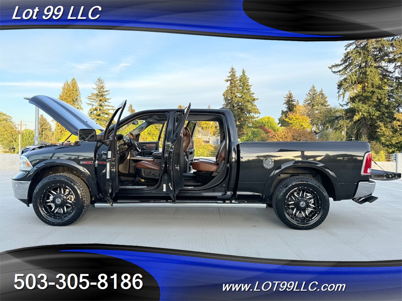 2016 RAM 1500 CrewCab Laramie Longhorn 4x4 1-Owner 97k NEW TIRES EcoDiesel 3.0L Biodiesel Turbo V6 240hp 420ft. lbs - Photo 20 - Milwaukie, OR 97267