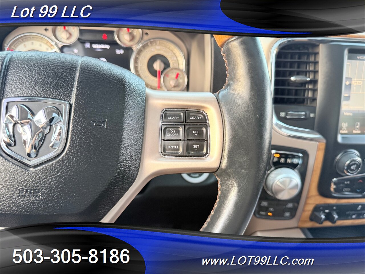 2016 RAM 1500 CrewCab Laramie Longhorn 4x4 1-Owner 97k NEW TIRES EcoDiesel 3.0L Biodiesel Turbo V6 240hp 420ft. lbs - Photo 41 - Milwaukie, OR 97267