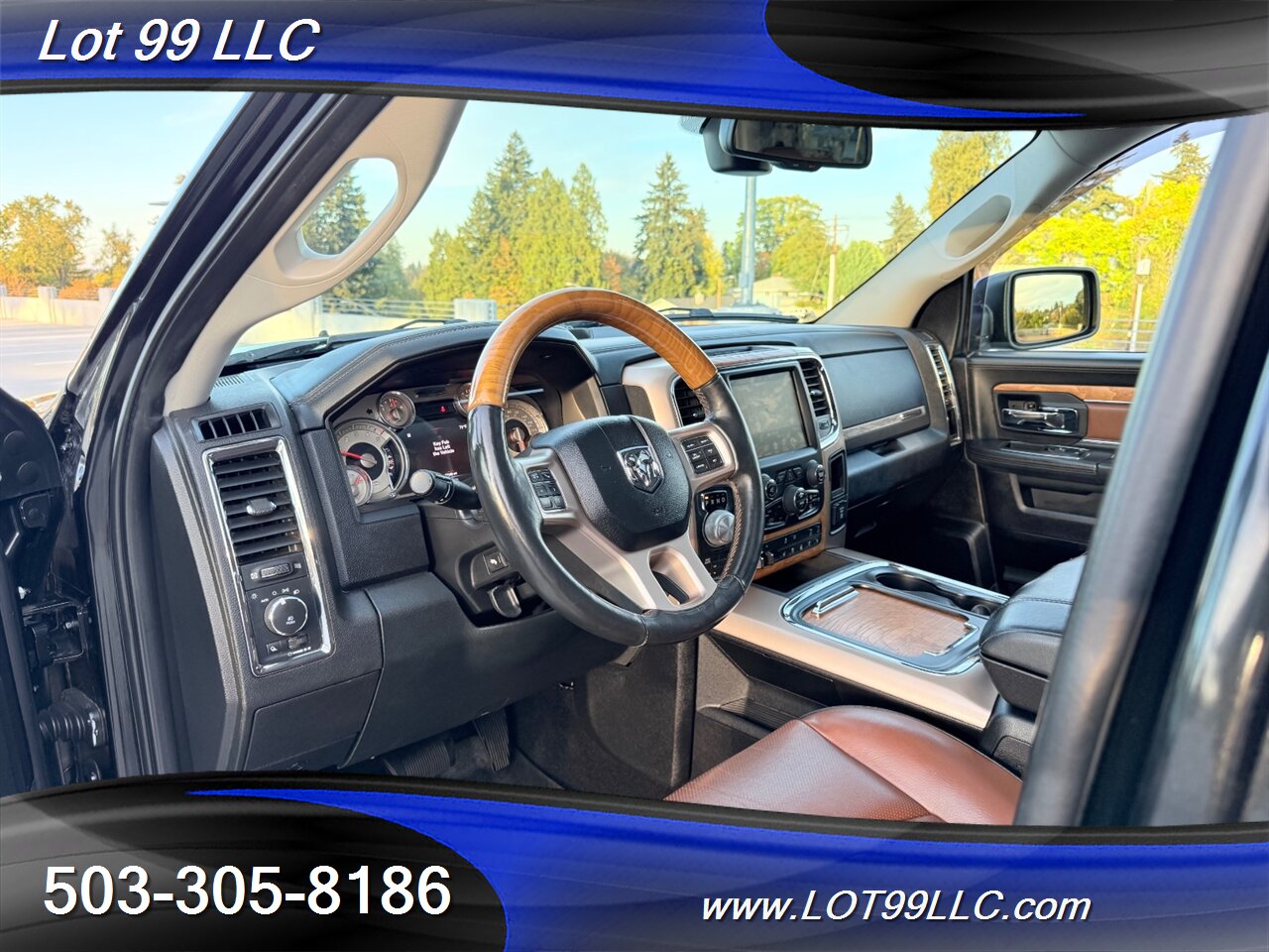 2016 RAM 1500 CrewCab Laramie Longhorn 4x4 1-Owner 97k NEW TIRES EcoDiesel 3.0L Biodiesel Turbo V6 240hp 420ft. lbs - Photo 35 - Milwaukie, OR 97267