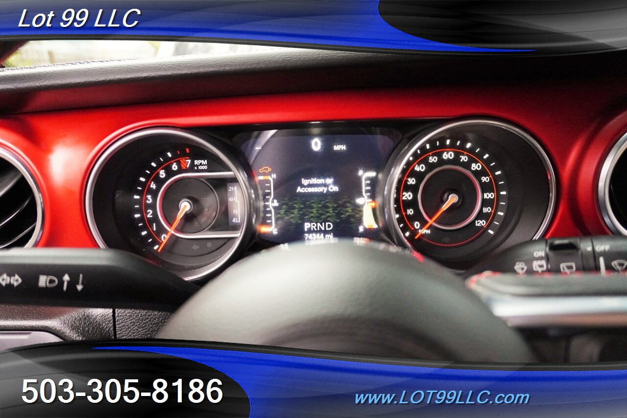 2018 Jeep Wrangler Unlimited Rubicon 4x4 3.6L Leather HARD TOP 1 OWNER - Photo 21 - Milwaukie, OR 97267