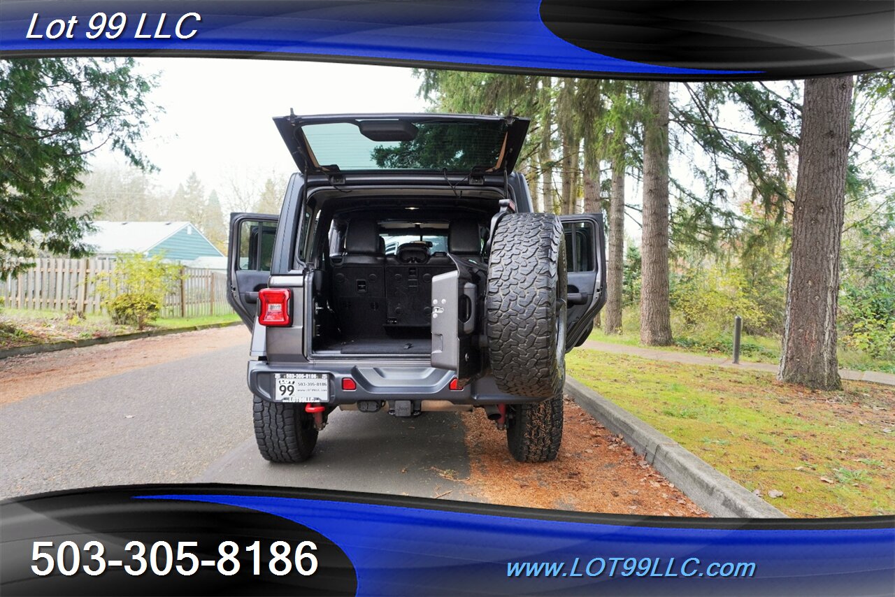 2018 Jeep Wrangler Unlimited Rubicon 4x4 3.6L Leather HARD TOP 1 OWNER - Photo 30 - Milwaukie, OR 97267
