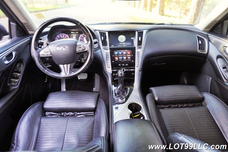 2014 INFINITI Q50 S Sedan Only 116k Heated Leather Seats Moon Roof  Premium Wheels Newer Tires