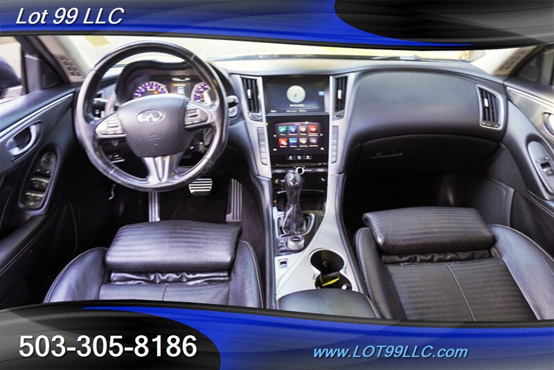 2014 INFINITI Q50 S Sedan Only 116k Heated Leather Seats Moon Roof  Premium Wheels Newer Tires