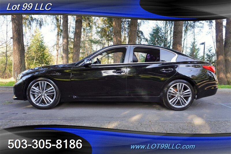 2014 INFINITI Q50 S Sedan Only 116k Heated Leather Seats Moon Roof  Premium Wheels Newer Tires