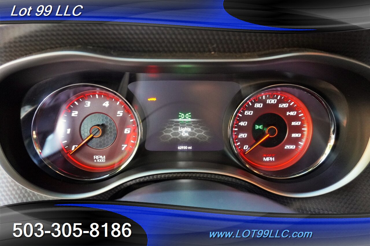 2015 Dodge Charger SRT Hellcat Sedan Only 62K Heated AC Leather Seats  GPS 20 BLACK Wheels Like New Tires - Photo 20 - Milwaukie, OR 97267