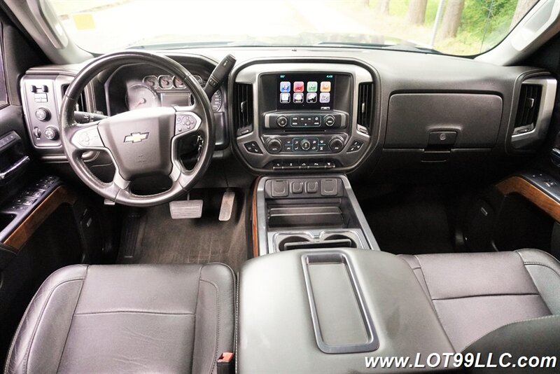 2015 Chevrolet Silverado 3500 LTZ 4X4 Dually 6.6L Duramax Diesel Heated Leather  Seats Moon Roof GPS Chrome Wheels Newer Tires 2 OWNERS
