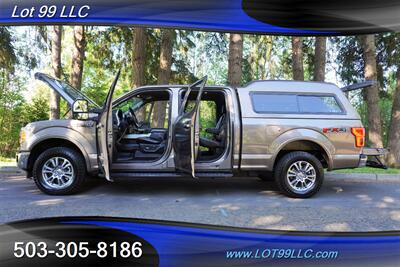 2018 Ford F-150 Lariat 4X4 Lariat 81K Power Stroke Heated AC  Leather Crew Cab Matching Color Canopy 1 OWNER Newer Tires - Photo 28 - Milwaukie, OR 97267